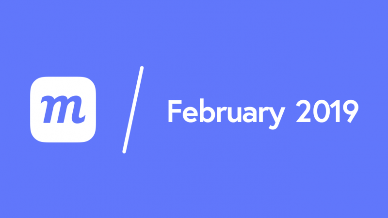 What’s New: February 19, 2019