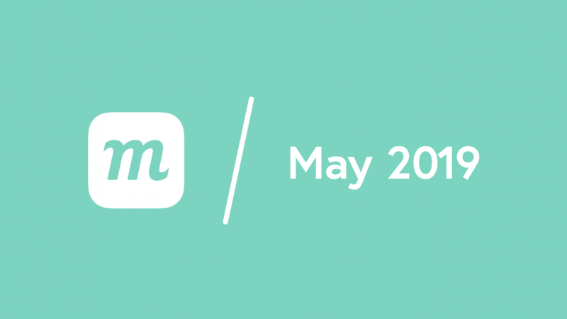 What’s New: May 13, 2019