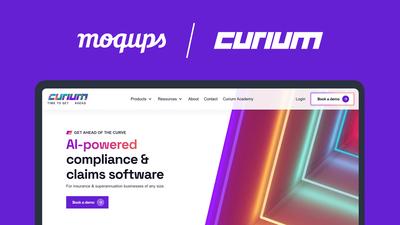 Case study featuring Curium and how the company uses Moqups to streamline design and collaboration.