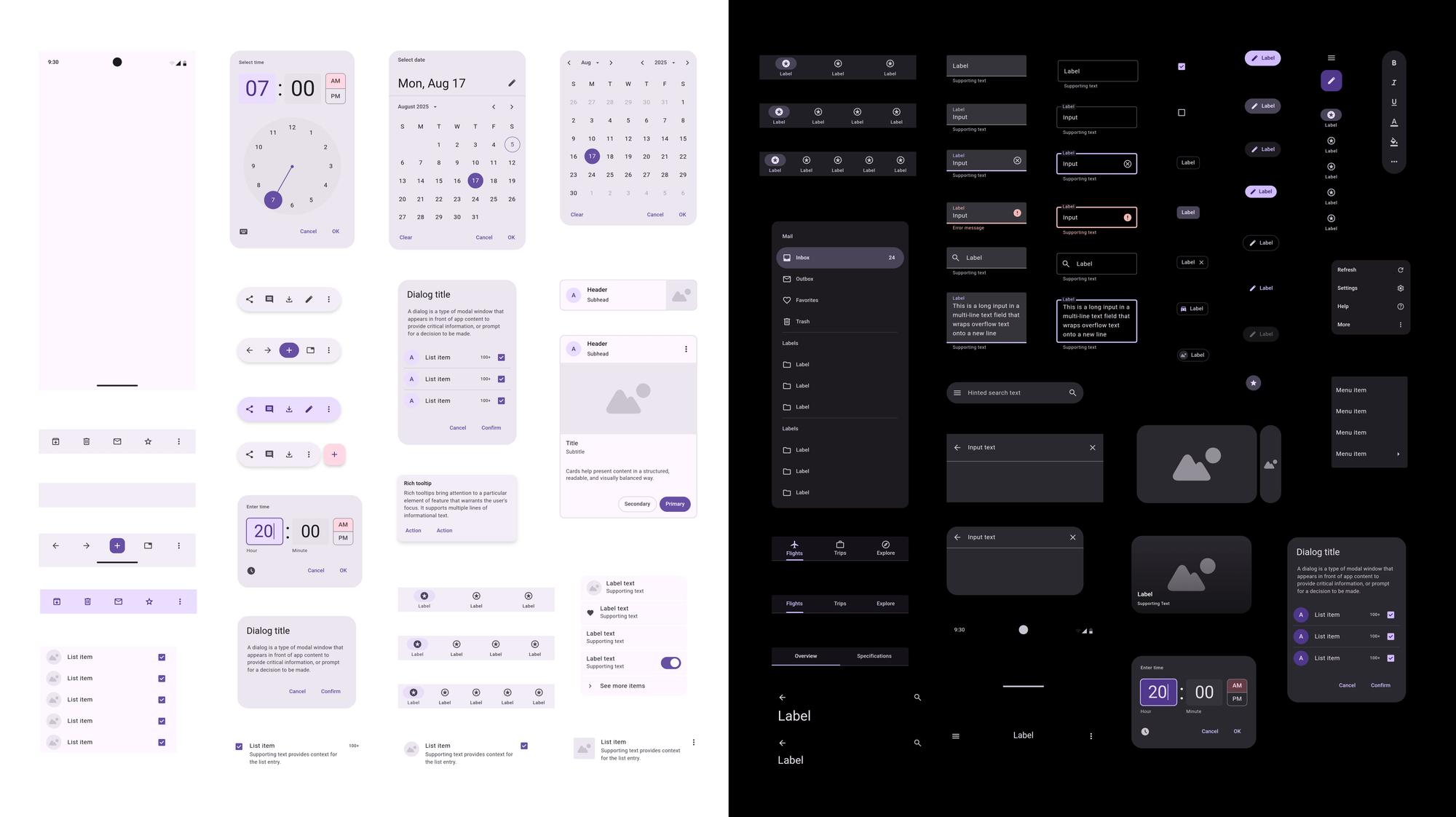 iOS 26 and Material Design 3 UI kits | Moqups Blog