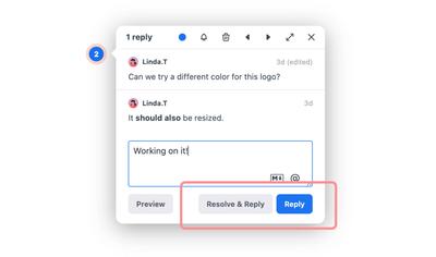 Reopen & Reply and Reply buttons