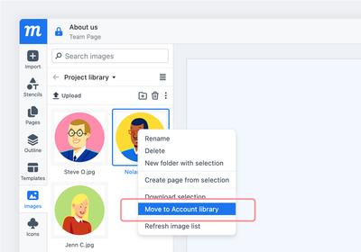 Move Images Between Libraries