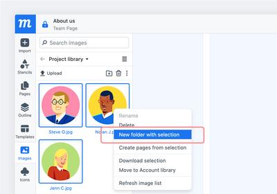 Create Folder With Selection