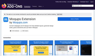 Firefox Extension Install
