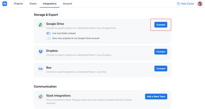 Connect to Google Drive