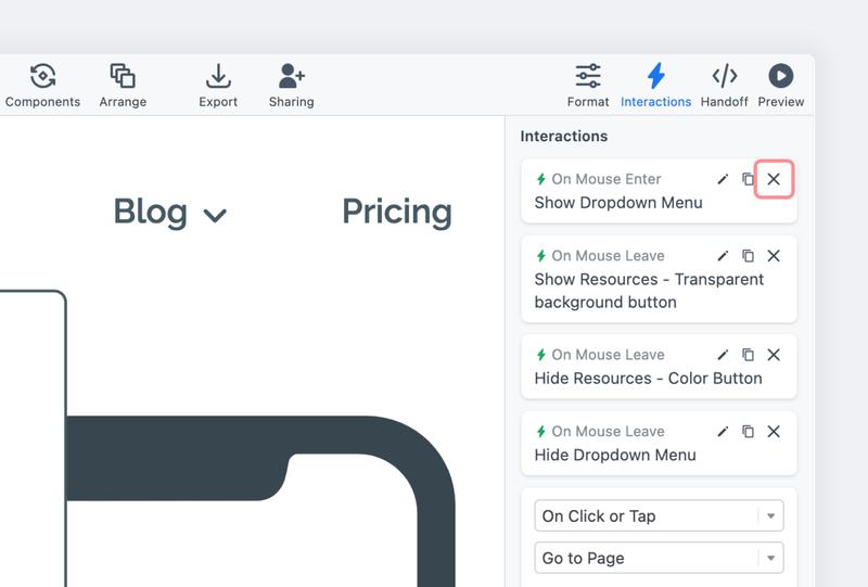 Object interactions | Moqups Help Center