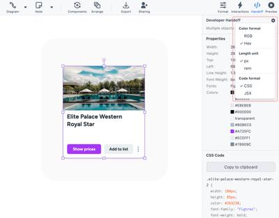 Settings button