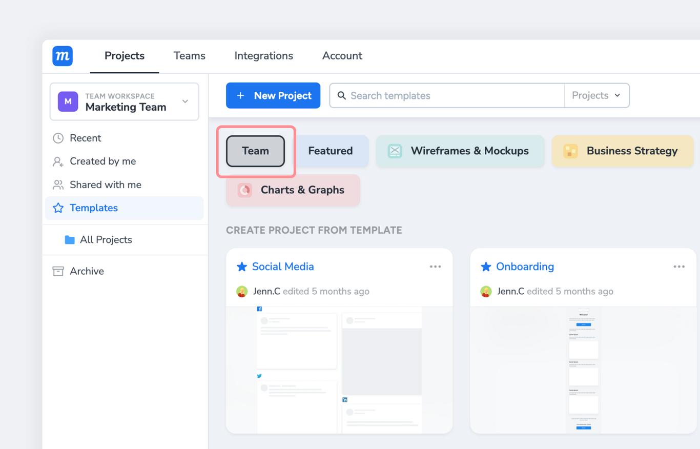 Guide to templates | Moqups Help Center