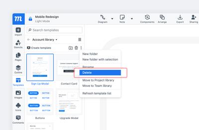 Delete Object Templates
