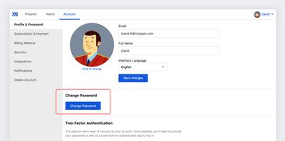 Change Password