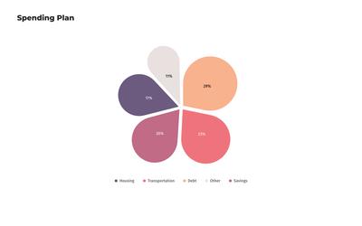 Spending Plan Pie Chart Template