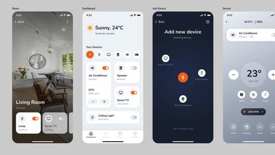 Smart Home App Mockup Template