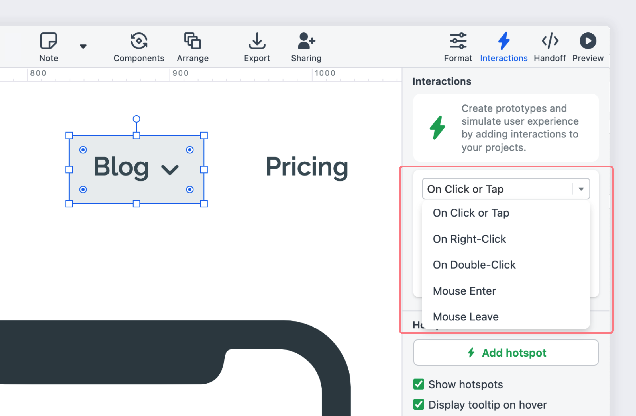 Page Interactions - Trigger