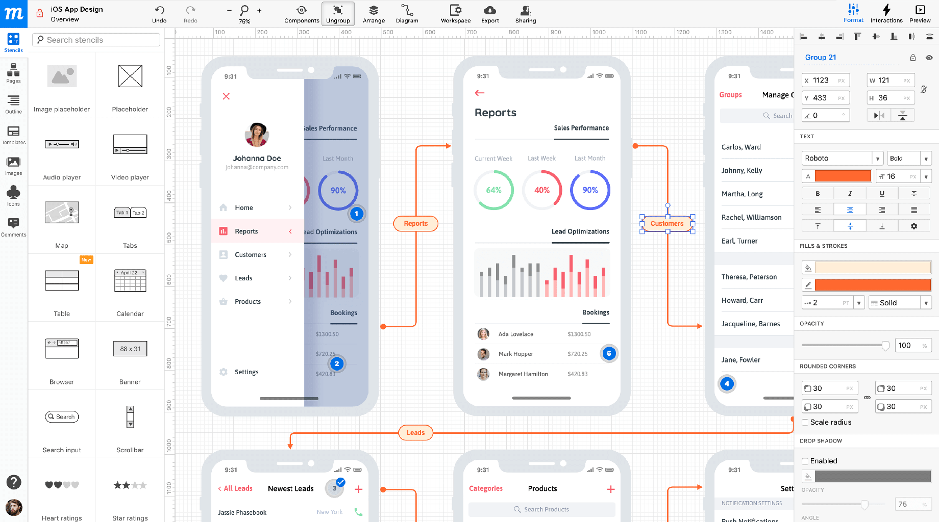 Moqups Overview